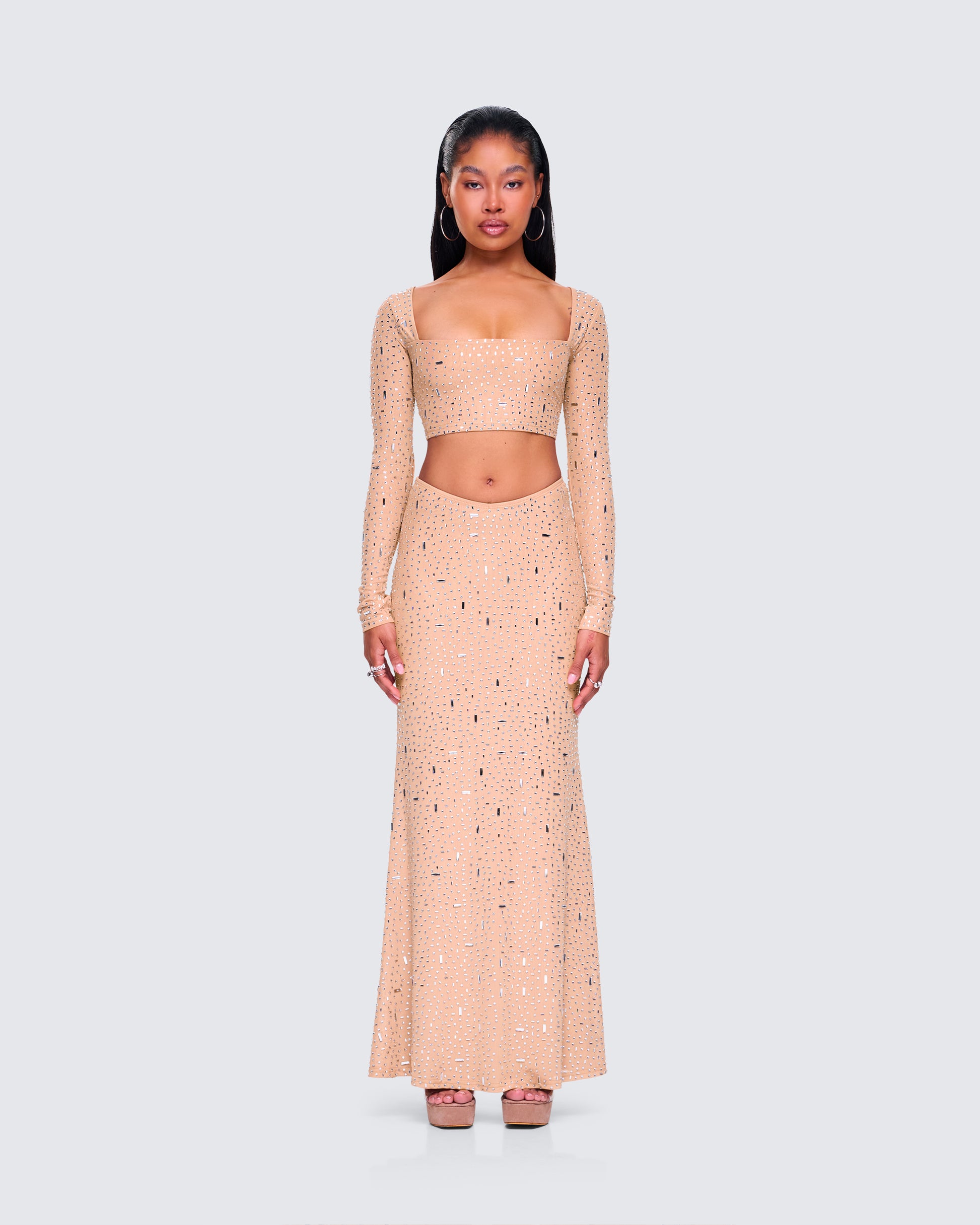 Maze Rhinestone Set model front