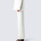 Mackenna Ivory Satin Maxi Skirt
