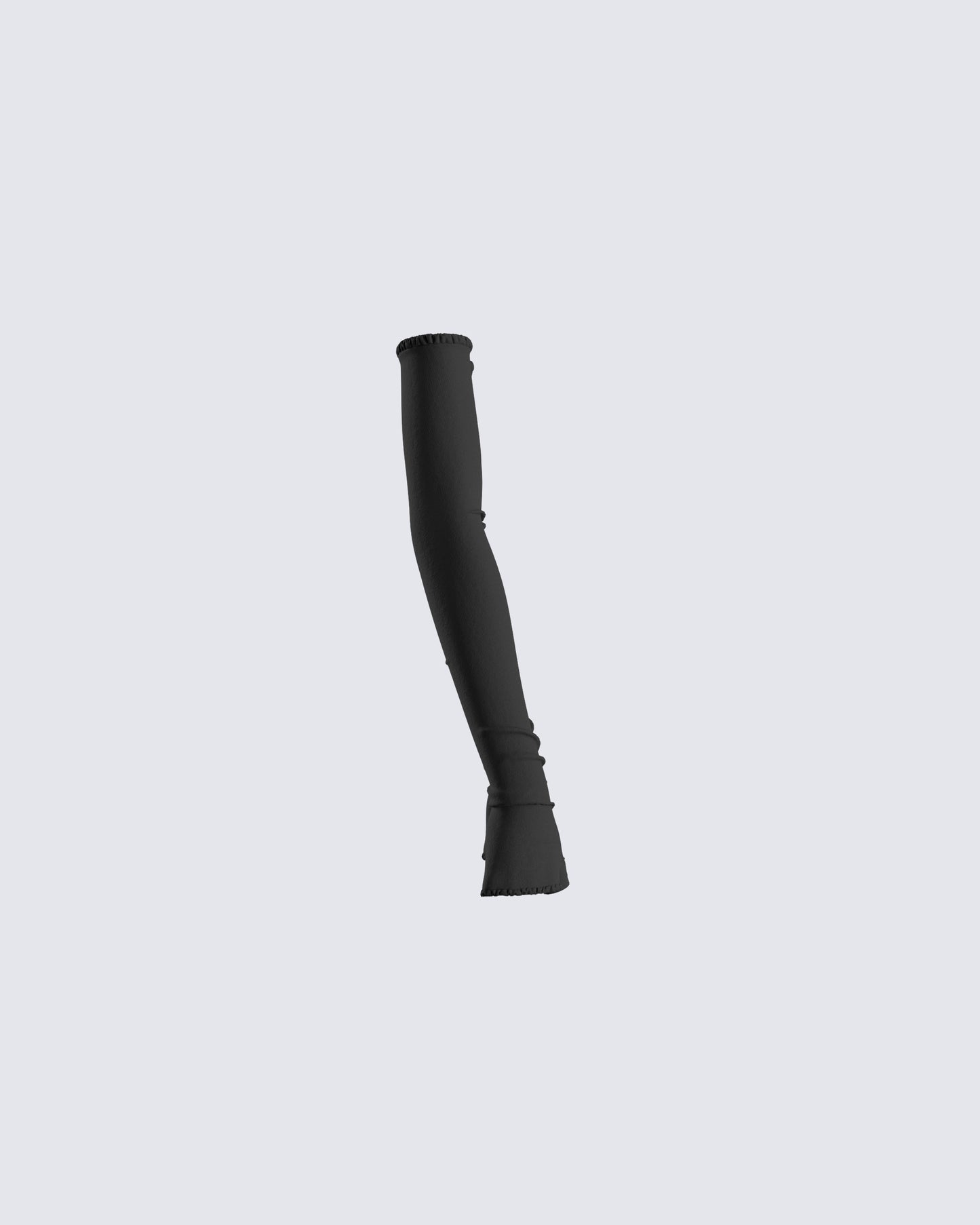 Meera Black Jersey Gloves