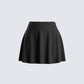 Meera Black High Waisted Skirt 3d product front