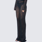 Melissa Black Crochet Pant