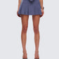 Metin Charcoal Mini Skirt model front