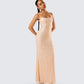 Michal Gold Sequin Maxi Dress