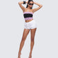 Michele Black Lace Trim Top