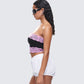 Michele Black Lace Trim Top