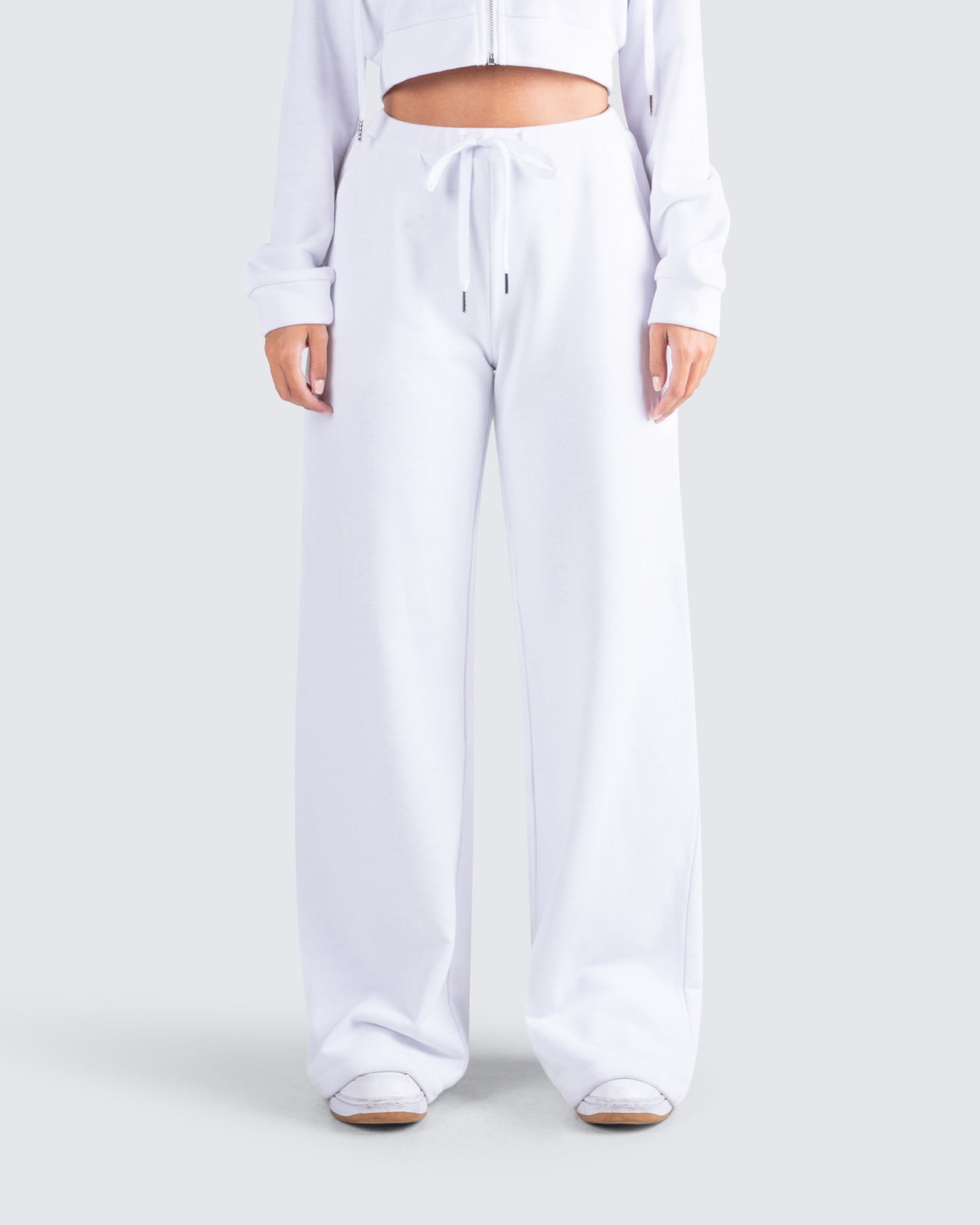 Miles White Sweatpant model front
