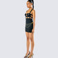 Miranda Black Ponte Mini Dress