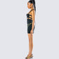 Miranda Black Ponte Mini Dress