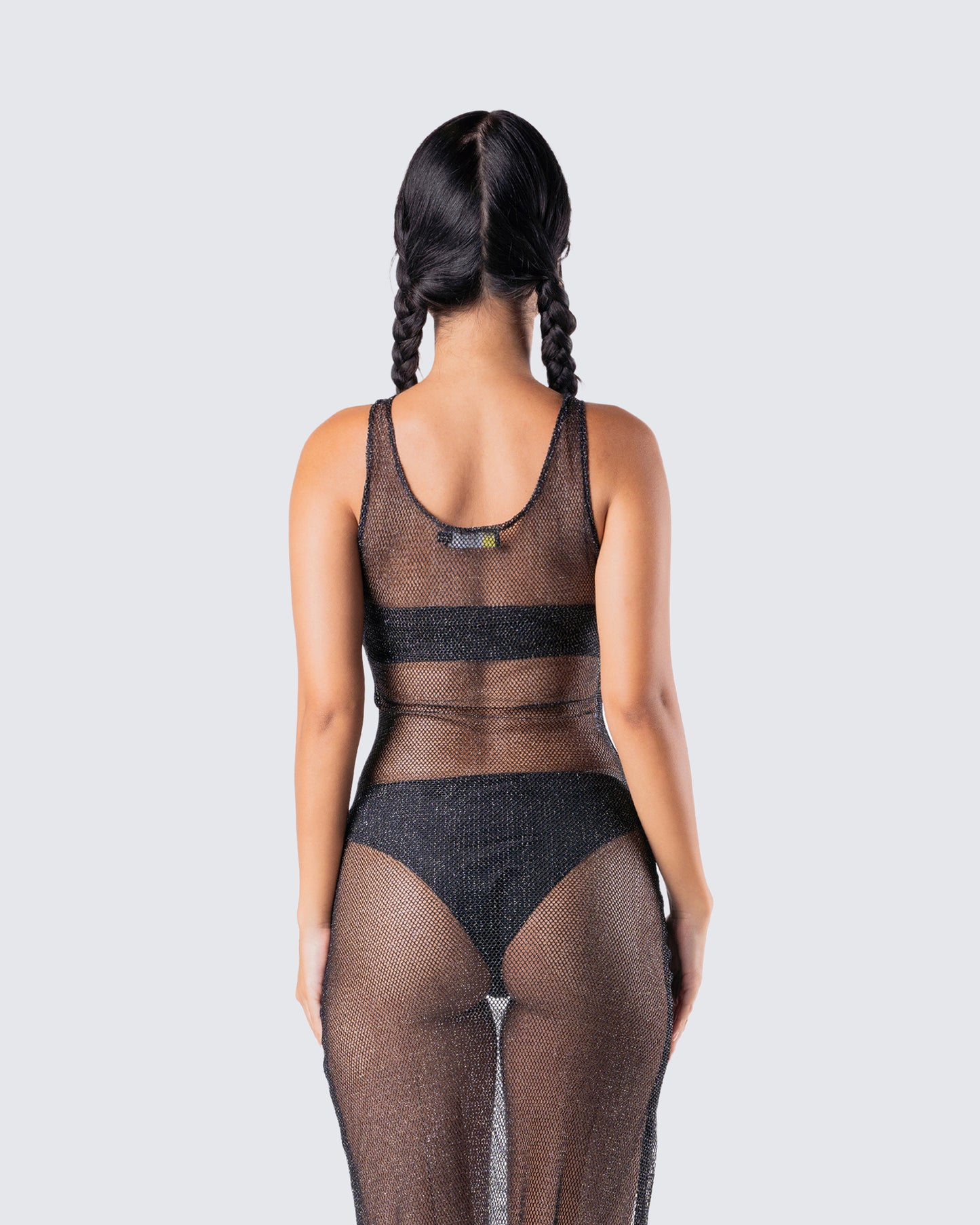 Mirla Black Jersey Bandeau Top