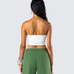 Mirla White Jersey Bandeau Top