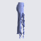 Dulce Blue Ruffle Maxi Skirt