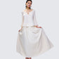 Moira Ivory Trumpet Sleeve Top