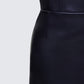 Monica Black Vegan Leather Skirt