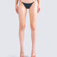Monique Black Bikini Bottom model front
