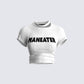 Monte White Jersey Graphic Top 3d product front