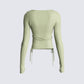 Morgan Green Long Sleeve Top