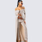 Myka Beige Rib Long Cardigan