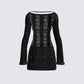 Mindy Black Mini Dress