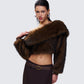 Nadi Brown Vegan Leather Belt