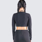 Nadia Black Jersey Top