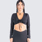 Nadia Black Jersey Top