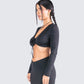 Nadia Black Jersey Top