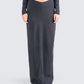 Nadia Black V Waist Skirt
