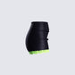 Nadya Black Satin Mini Skirt