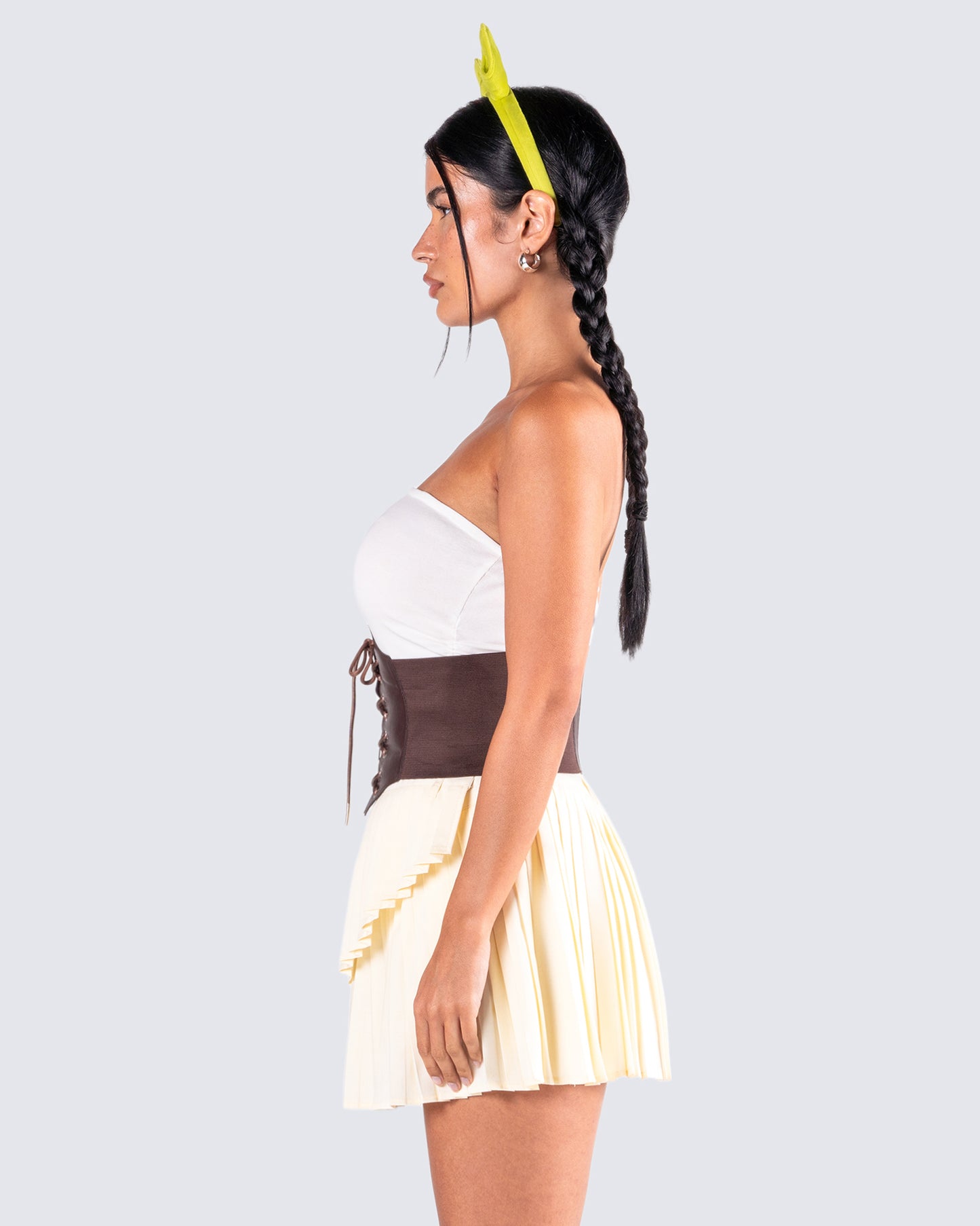 Naina Brown Corset Belt