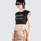 Naja Black Sagittarius Graphic Top