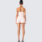 Nasrin Pink Jersey Mini Dress