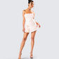 Nasrin Pink Jersey Mini Dress