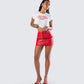 Nat White Jersey Graphic Top