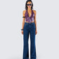 Nia Denim Set model front