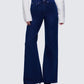 Nia High Waisted Dark Blue Jean