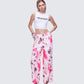 Nicolette White Rib Graphic Top