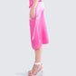 Nikita Pink Satin Midi Skirt