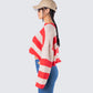 Nikko Stripe Sweater Knit Top