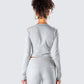 Noam Heather Grey Long Sleeve Top