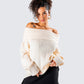 Nyx Ivory Off Shoulder Sweater Top