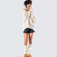 Nyx Ivory Off Shoulder Sweater Top