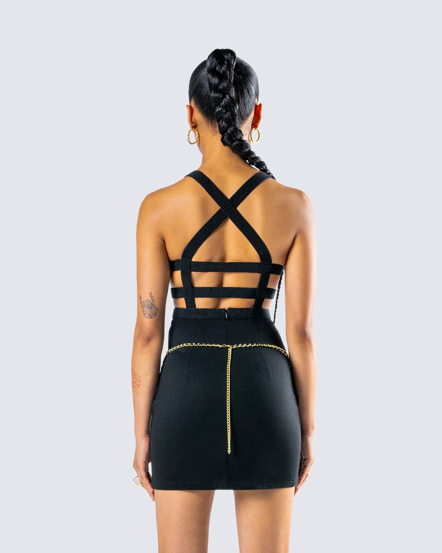 Octavia Black Chain Belt