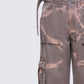 Oihana Brown Twill Cargo Pant