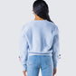 Olea Lavender Cherry Trim Cardigan