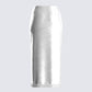 Orana White Satin Lace Skirt