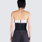Padma Multi Eyelet Denim Tube Top