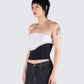 Padma Multi Eyelet Denim Tube Top