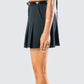Perla Black Faux Leather Belt