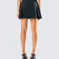 Perla Black Pleated Mini Skirt