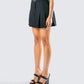 Perla Black Pleated Mini Skirt
